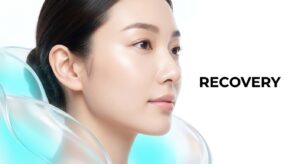 성형 수술 후 평온한 회복 과정을 상징하는 이미지